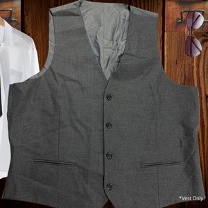 Alfani | Slim Fit Mens Vest | Dark Grey | XL
